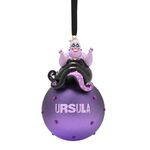 Disney Christmas by Widdop and Co - Ursula on Glass Bauble