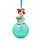 Disney Christmas by Widdop and Co - Ariel on Glass Bauble