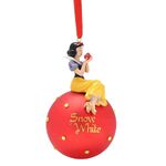 Disney Christmas by Widdop and Co - Snow White on Glass Bauble