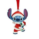 Disney Christmas By Widdop And Co Hanging Ornament - Stitch & Scrump