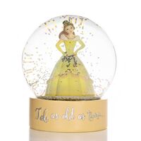 Disney Christmas By Widdop And Co Snowglobe: Belle 'Tale As Old As Time...'