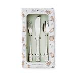 Royal Worcester Wrendale Designs Children's Cutlery Set - 'Woodland Animals' Set of 3