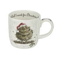 Royal Worcester Wrendale Owl I want for Christmas Mug