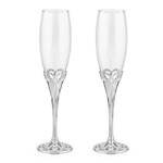 Whitehill Barware - Infinity Toasting Flutes Pair