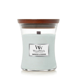 Woodwick Medium Candle - Sagewood & Seagrass