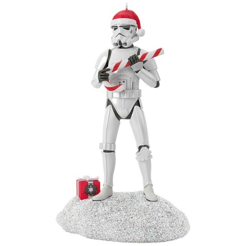 2017 Hallmark Keepsake Ornament - Star Wars Stormtrooper Peekbuster With Motion-Activated Sound