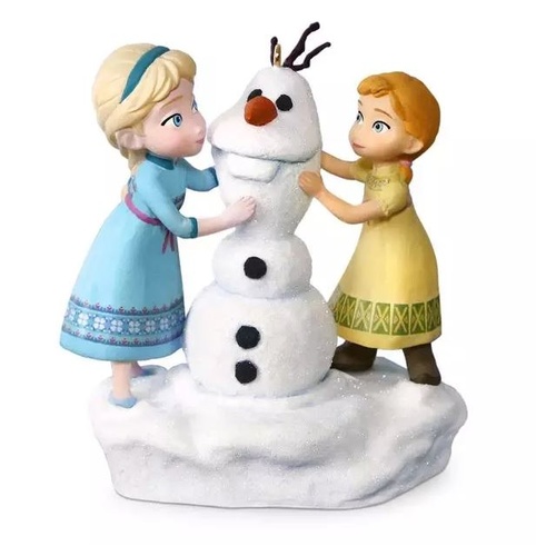 2016 Hallmark Keepsake Ornament - Disney Frozen Anna and Elsa Build a Snowman Musical Ornament